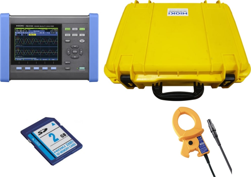 Hioki PQ3100-01/600 KIT - Power Quality Analyzer Kit