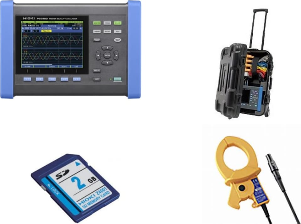 Hioki PQ3100-02/600 KIT - Power Quality Analyzer Kit