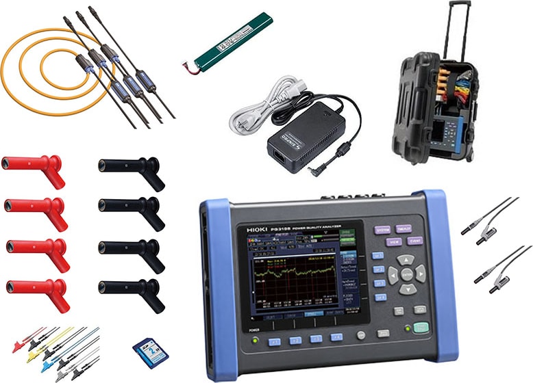 Hioki PQ3198/6000 KIT - Power Quality Analyzer Kit, 6000 A