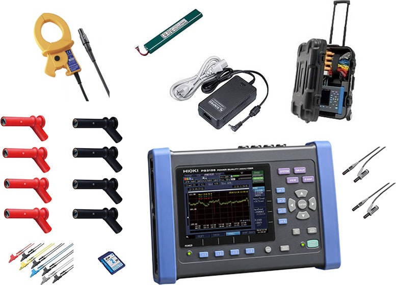 Hioki PQ3198/600 KIT - Power Quality Analyzer Kit, 600 A