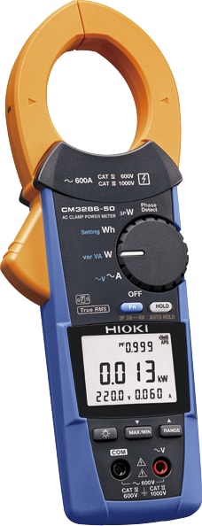 Hioki CM3286-50 - TRMS AC Clamp Power Meter (600 A)