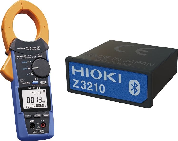 Hioki CM3286-90 - TRMS AC Clamp Power Meter (600A) with Z3210 Wireless Adapter