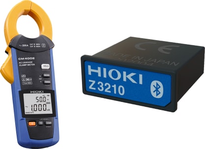 Hioki CM4002-90 - TRMS AC Leakage Clamp Meter (200A) with Z3210 Wireless Adapter