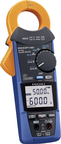 Hioki CM4371-50 - AC/DC TRMS Clamp Meter (600 A)