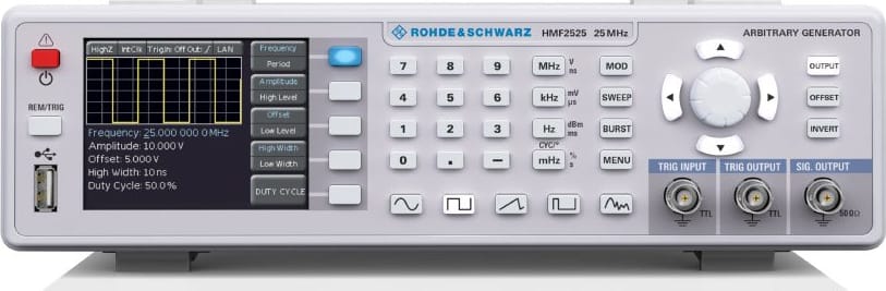 Rohde and Schwarz HMF2525 - Arbitrary Function Generator, 25 MHz