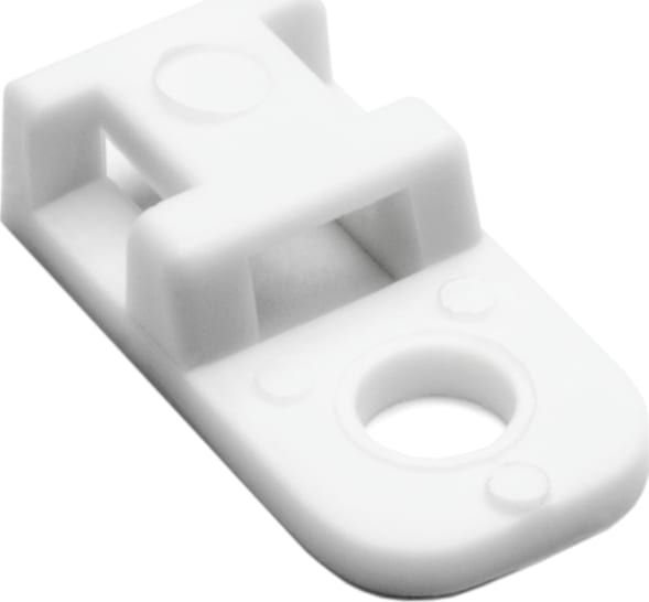 HellermannTyton CTAM110C2 - Cable Tie Anchor Mount, White, 0.8'L x 0.4'W, 0.2' Max Tie W, Pack of 100