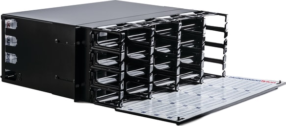 HellermannTyton RNA4UCN - RapidNet Distribution Chassis, 7' H, 16' D, 19' L, Metal, Black