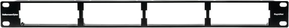 HellermannTyton RNGPP1UHD - Modular Panel, for High Density Cassette, 1U, Steel, Black