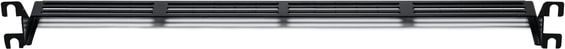 HellermannTyton RNRCMU - RapidNet Rear Cable Manager, for Universal Panel, 1U, Steel, Black