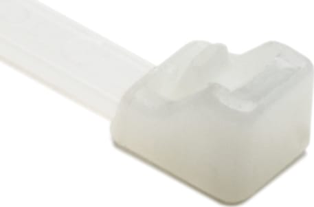 HellermannTyton RT50S9C2 - Cable Ties, Release Tab, 6.3' Long, 50 lb Tensile Strength, PA66, Natural, 100/Pkg