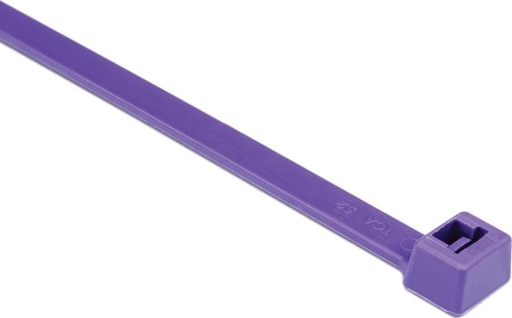 HellermannTyton T120R7H4 - Cable Tie, Heavy Duty MilSpec, 15'L, MS3367, UL, 120lb, Purple