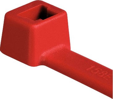 HellermannTyton T150L2X2 - Cable Tie, Heavy Duty, 32'L, UL Rated, 175lb, PA66, Red, T-Series