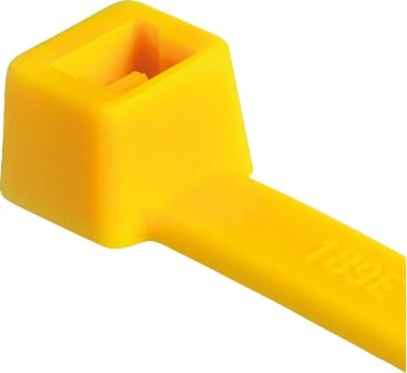 HellermannTyton T150XLL4X2 - Cable Tie, Heavy Duty, 52'L, UL Rated, 175lb, PA66, Yellow
