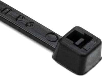 HellermannTyton T18I0HSM4 - Cable Tie, High-Temp, 5.5'L, UL Rated, 18lb, PA66HS, Black