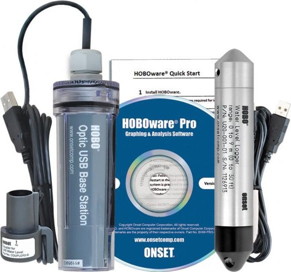 HOBO by Onset KIT-S-U20-01 - Water Level Data Logger Starter Kit (30ft)