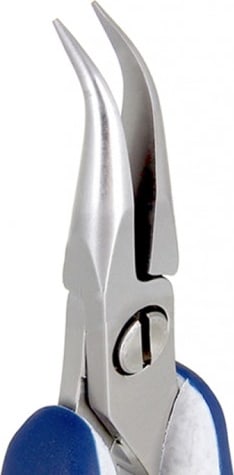 Ideal-Tek E6023B.CR.BG - Ergo-tek Slim Pliers, Snipe Bent Nose Long, Smooth Jaws, OAL 5.51', ESD safe