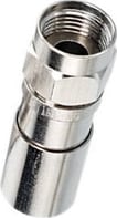 Ideal 92-651 RG-6 Compression F-Connector, Pack of 10