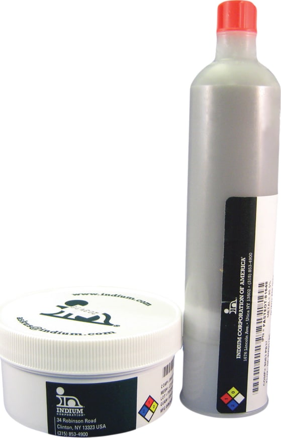 Indium IND-800495-600C - Solder Paste, No Clean, Lead Free, T4, 89.5%, SAC305, 600g Cartridge