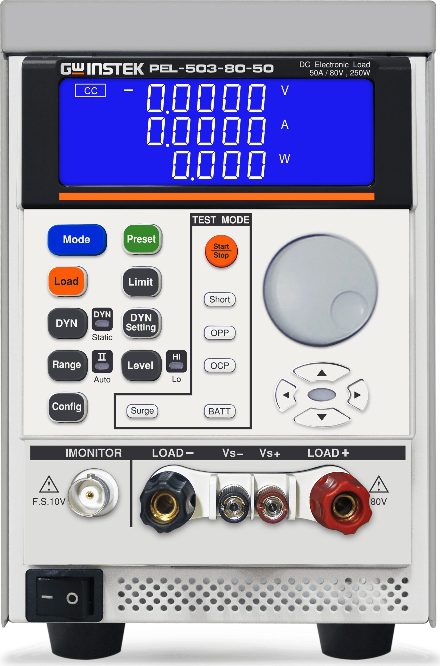 Instek PEL-503-80-50 - Programmable DC Load (80V/50A/250W)
