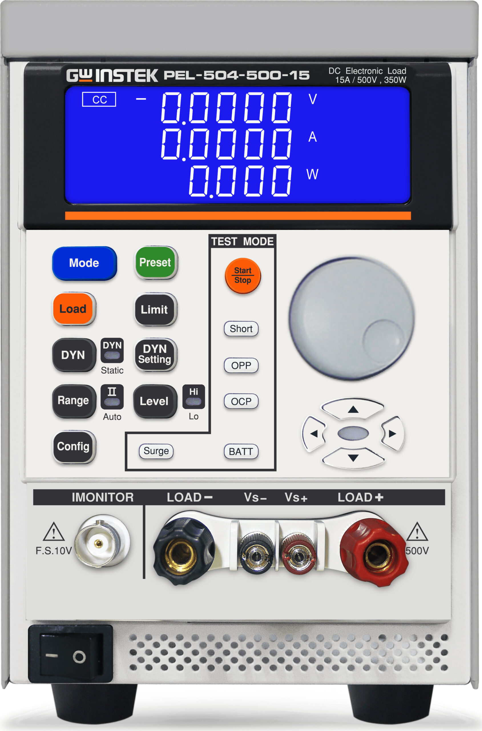 Instek PEL-504-500-15 - Programmable DC Load (500V/15A/350W)