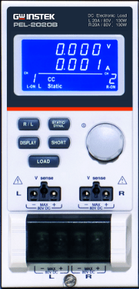 Instek PEL-2020B - Dual Channel DC Load Module, 0-80V, 0-20A, 100W (x2)