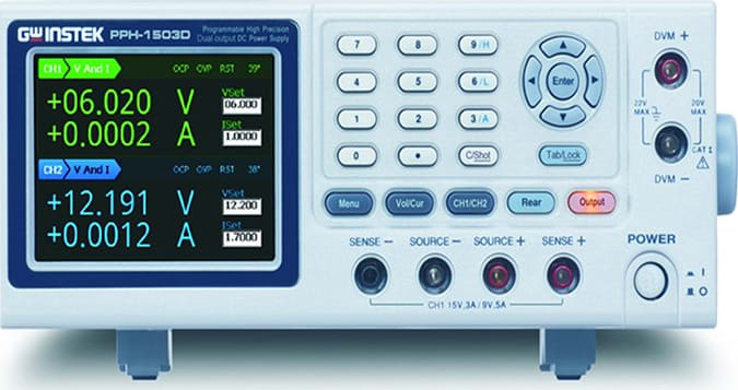 Instek PPH-1503D Programmable High Precision Dual-Channel DC Power Supply