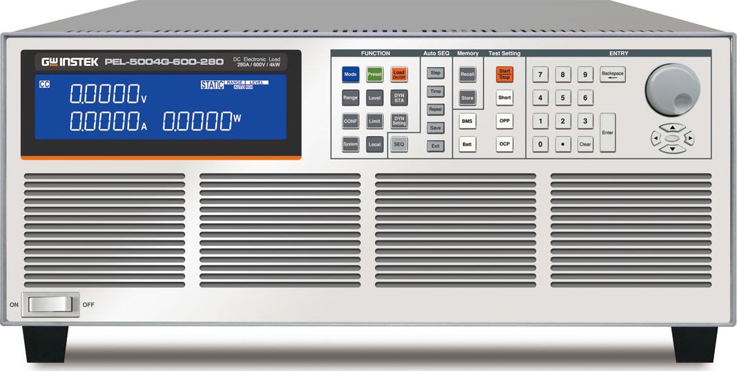 Instek PEL 5004G-600-280 - High Power DC Electronic Load, 600V, 280A, 4kW