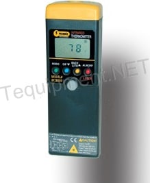General Tools IRT8 Stick Style IRT With Adj Emissivity, 9 Pt Mem, Laser, Backlight, 8:1 D:S Optics, Infra-red Thermometer With Printing/Data Logging Function