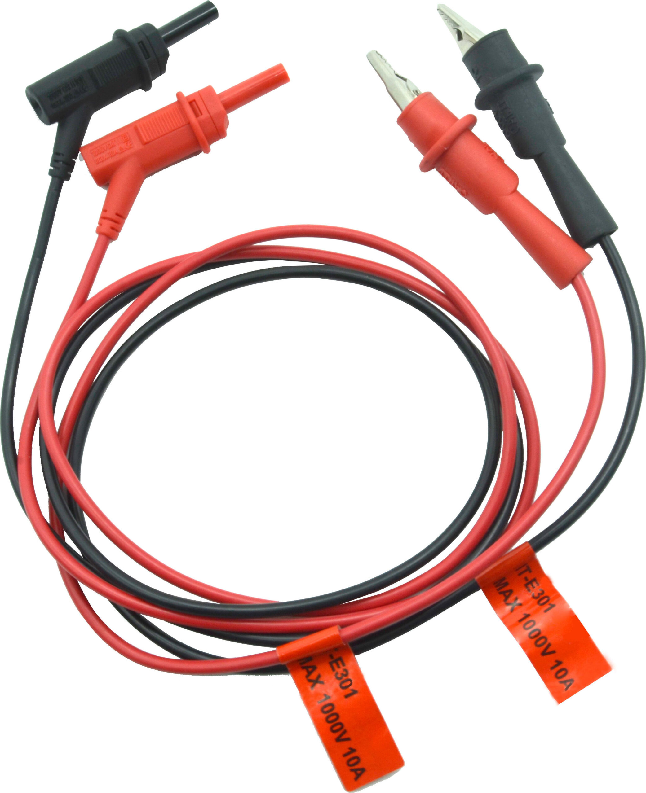 ITech IT-E30110-AB - 10A / 1m / Alligator Clips - Banana Plugs