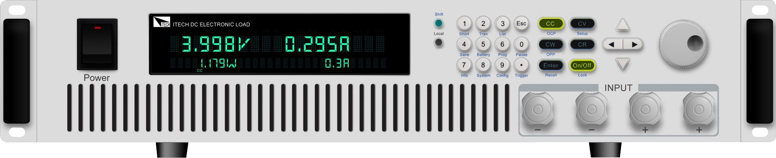 ITech IT8514B+-OB Electronic Loads - Watts: 1500 Watts, Max Current: 60 A, Max Voltage: 500 V