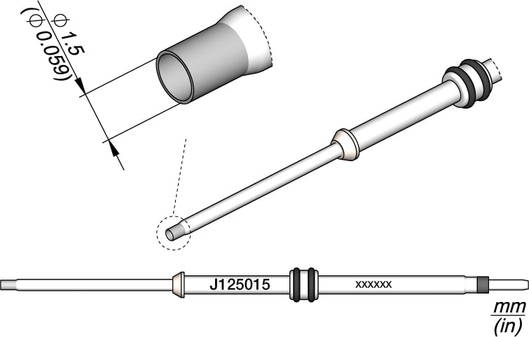 JBC J125015 - 1.5mm Cartridge for JNASE