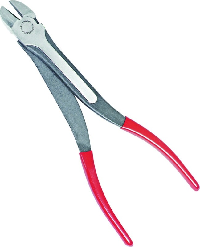 Proto J244G - Pliers, Diagonal Cutting, Long Reach, High Leverage Angled Head, Wide Handle, 11-1/8in OAL