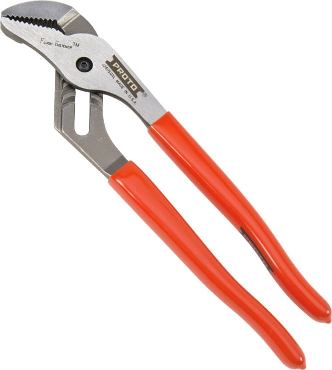 Proto J265SGXL - Groove Joint Pliers with Grip, XL Series, 3in Jaw, 4-13/64in Opening, Flush Fastener, 16in