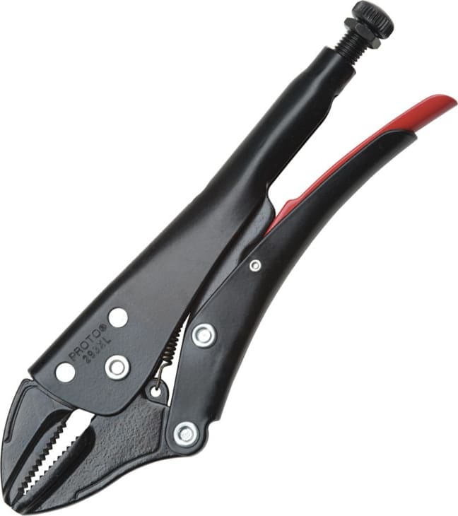 Proto J293XL - Locking Pliers, Straight Jaw, Heavy-Duty Nose, 2-31/64in Capacity, 9-24/64in OAL