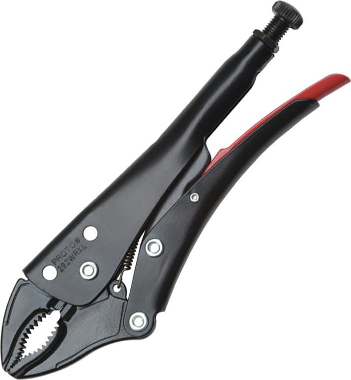 Proto J294WRXL - Pliers with Cutter, Locking Curved Jaw, 1-21/32in Capacity, 7-1/2in OAL