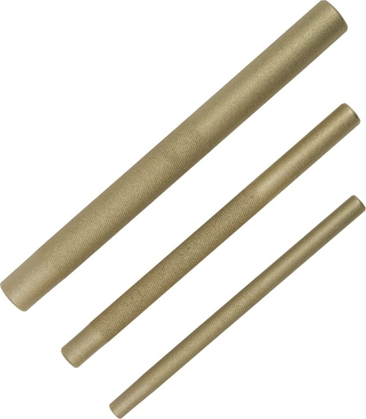 Proto J9633B - Punch Set, Brass Drift, Spark-Resistant, Tool Pouch with 3 Pockets Included, 4 Pieces