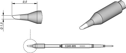 JBC C245905 - Bevel Cartridge 1.5mm