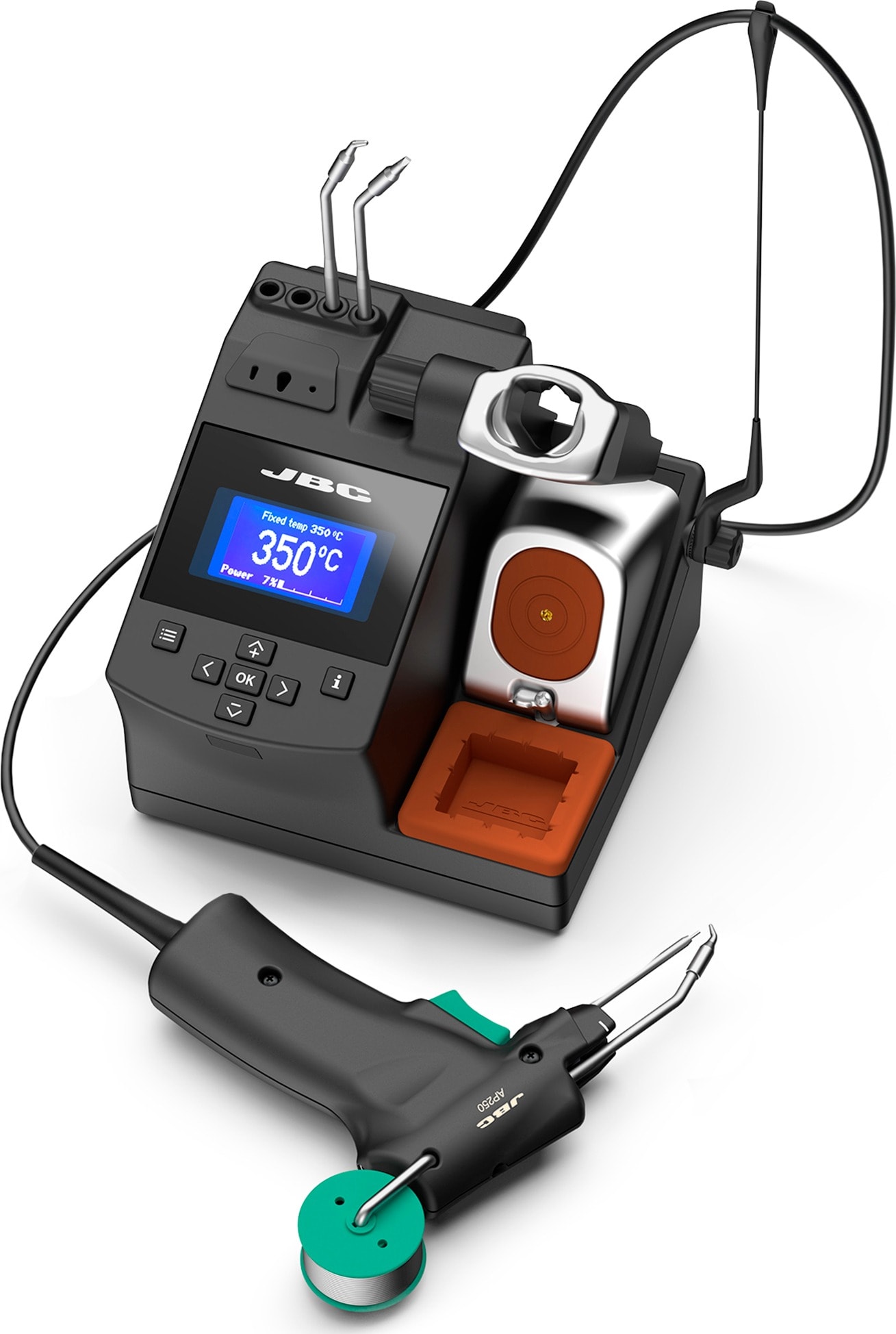 JBC CA-2QG - Manual-Feed Soldering Station (230 V)