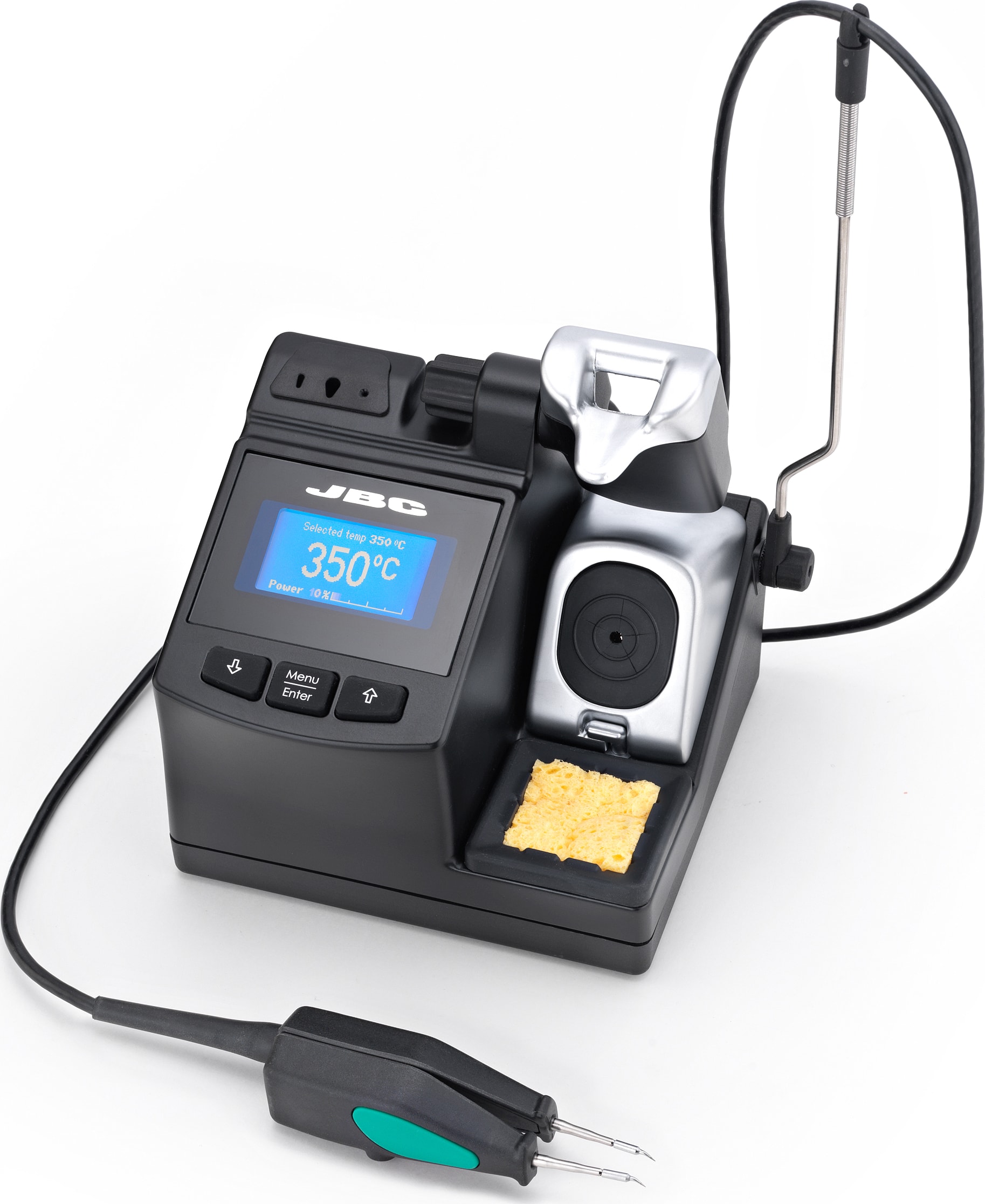 JBC CP-2E - Compact Line, Micro Tweezer Station with PA120-A Micro Tweezer (230 Volt Version)