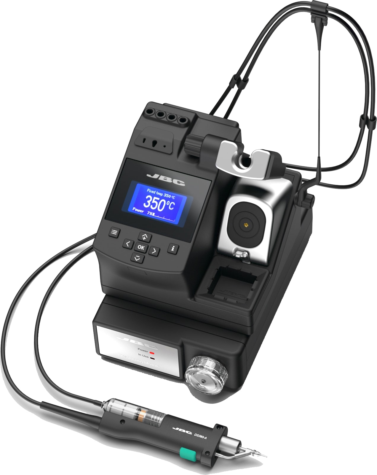 JBC CS-2F - Compact Series Desoldering Station with Electric Pump (230 Volt Version)