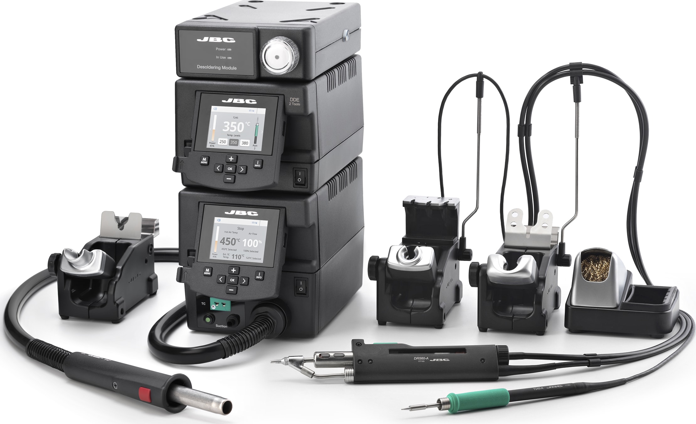 JBC RMVE-1C - Complete Rework Station with Pneumatic Pump