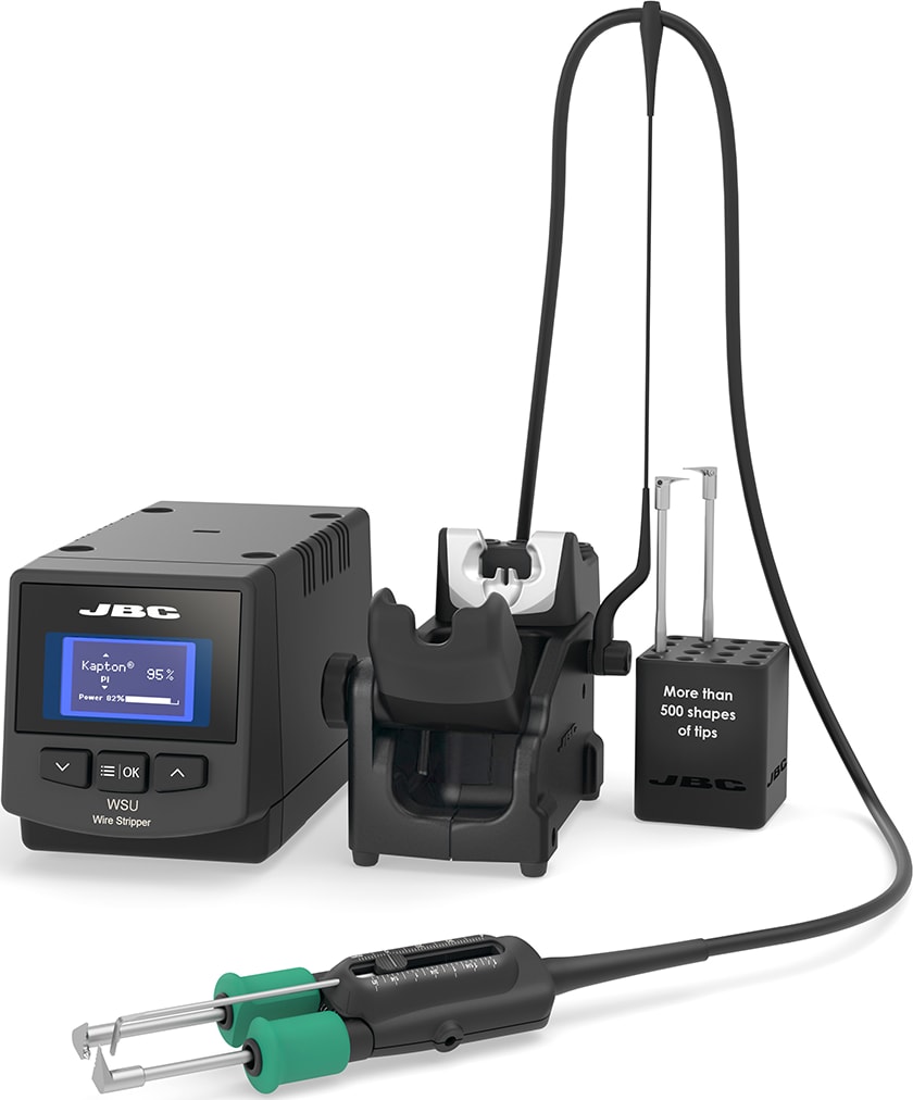 JBC WSB-1B - High Temperature Wire Stripper with WS440 Tweezer (34 to 16 AWG)