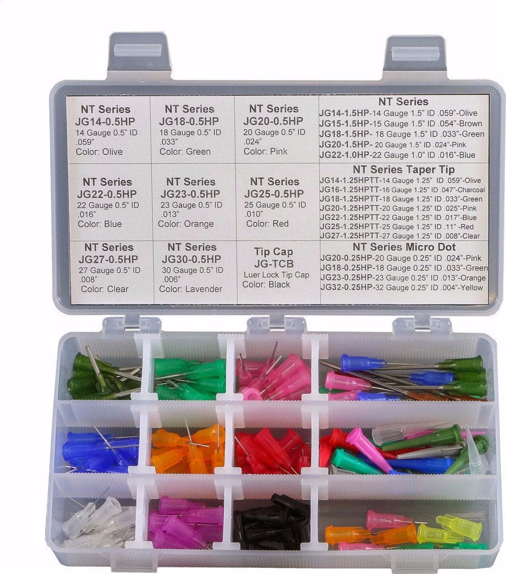 Jensen Global JG120DN-NT - Small 134 Piece NT Premium Dispensing Tip Kit