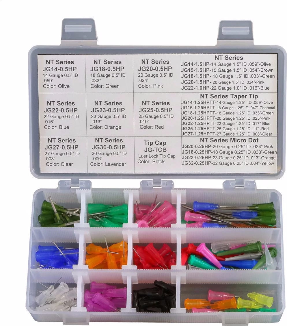 Jensen Global JG120DN - Small 140 Piece IT Standard Dispensing Tip Kit
