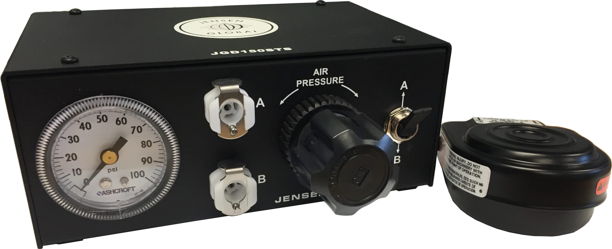 Jensen Global JGD150STS - Pneumatic Benchtop Manual Dispenser (with Toggle Switch)