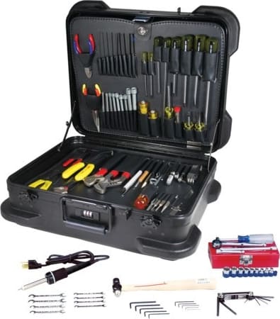 Jensen Tools JTK-17RB - Electronics MRO Tool Kit, General, 17.75' x 14.5' x 9'