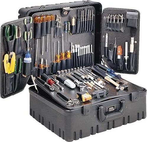 Jensen Tools JTK-3603 - Master Field Service Toolkit w/ 12' Deep Roto Rugged Case