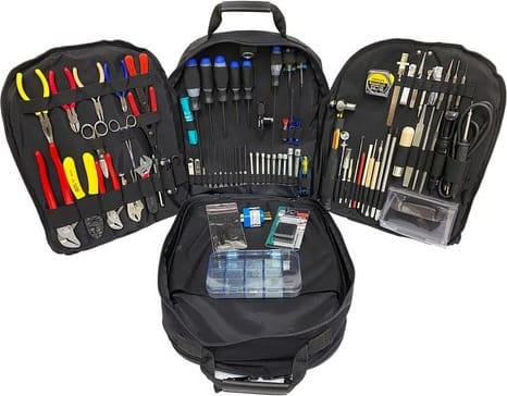Jensen Tools JTK-87B - Kit in Backpack Case (Black)