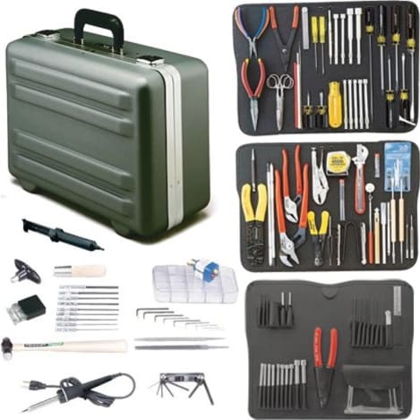 Jensen Tools JTK-87L3DXP - Inch/Metric Kit in Deluxe Poly Case