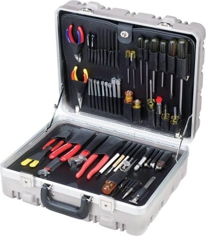 Jensen Tools JTK-17STM - Electronics MRO Tool Kit, Metric, 6.25' Deep, Super Tough Case